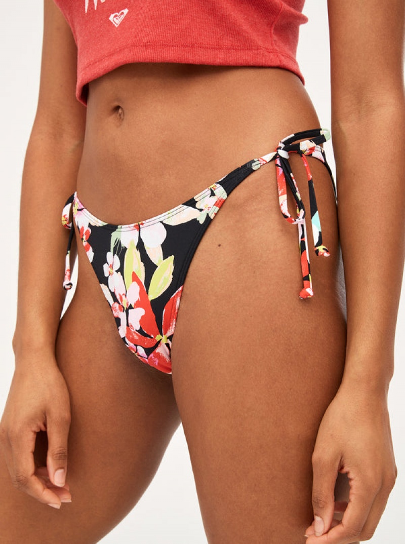 Roxy Printed Beach Classics Tie Side High Leg Cheeky μπικίνι πάτο | 1062TWLMB