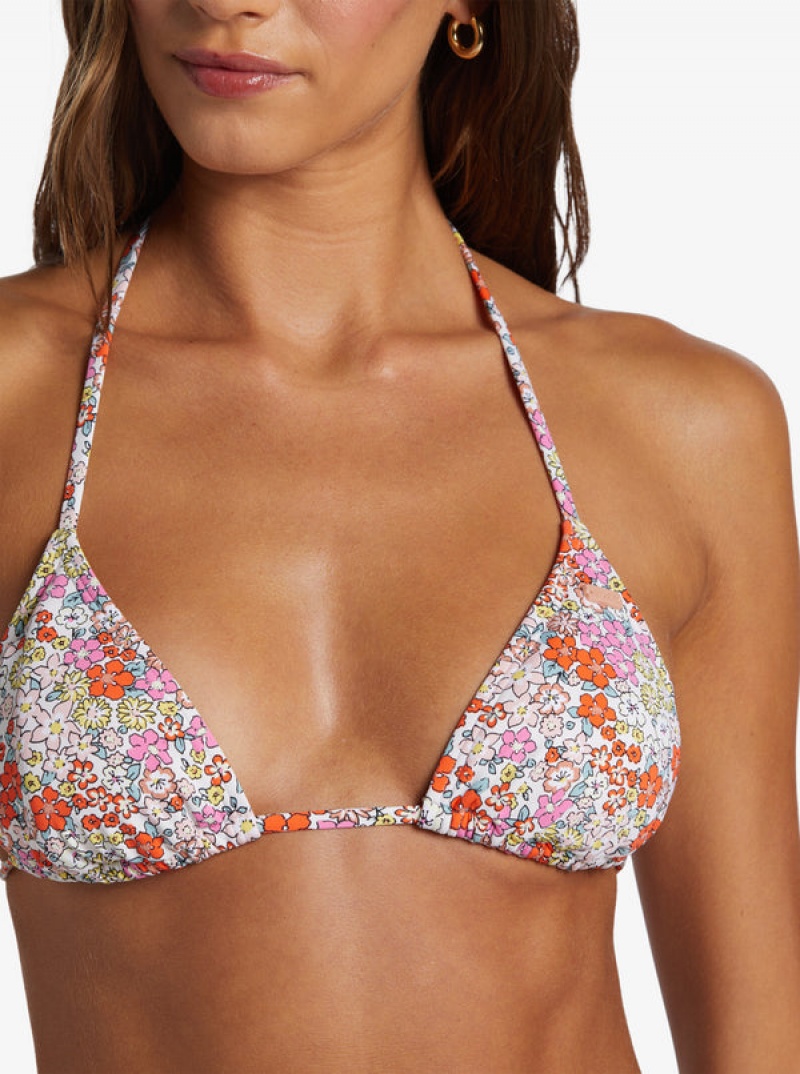 Roxy Printed Beach Classics Tiki Triangle μπικίνι τοπ | 1376SWUCZ