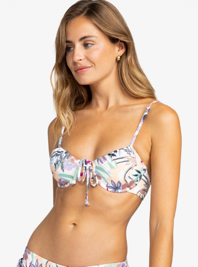 Roxy Printed Beach Classics Underwired μπικίνι τοπ | 4056MZCLQ