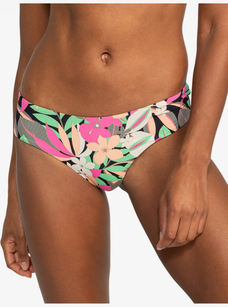 Roxy Printed Beach Classics V-Shape Cheeky μπικίνι πάτο | 9648EWXYU