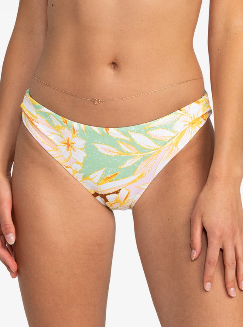 Roxy Printed Beach Classics λουρακια Hipste μπικίνι πάτο | 6043QDLKJ