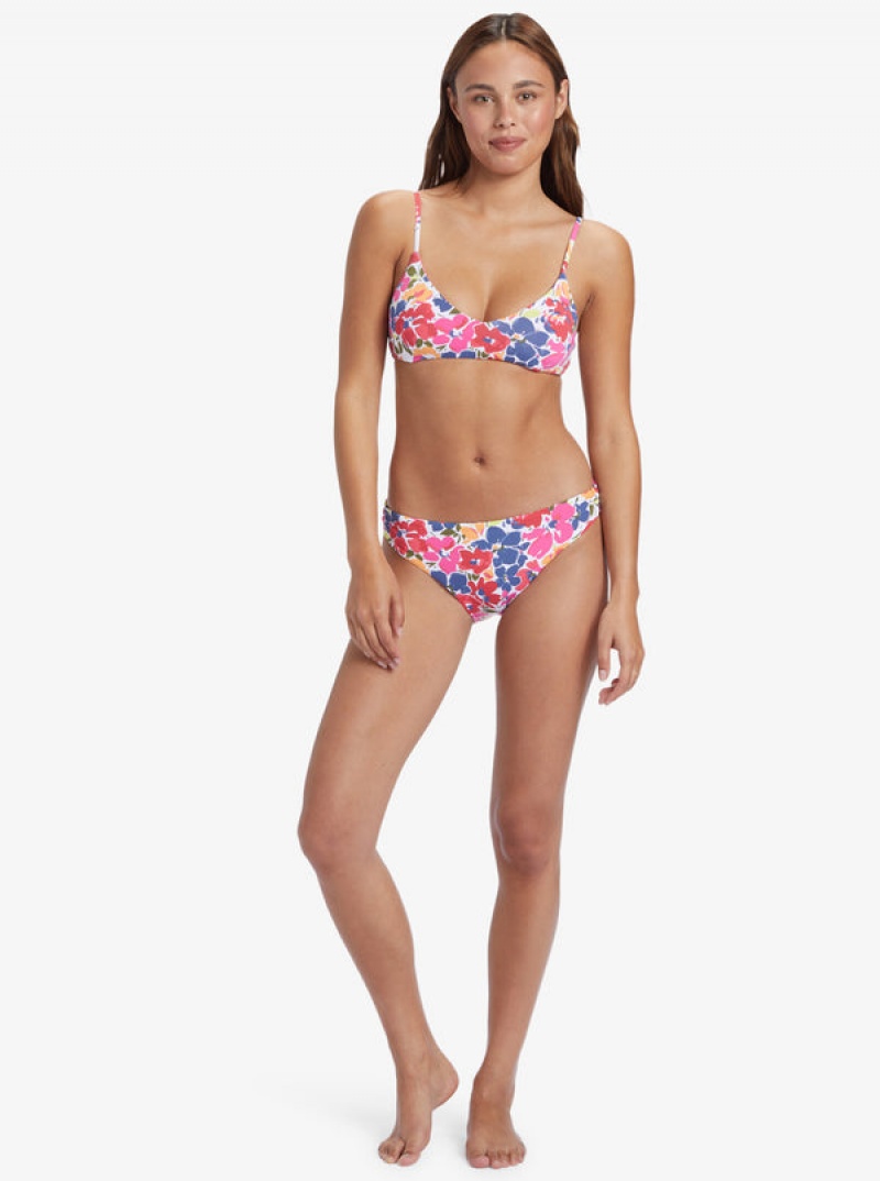 Roxy Printed Beach Classics Αθλητικά Triangle μπικίνι τοπ | 7492NVLPT