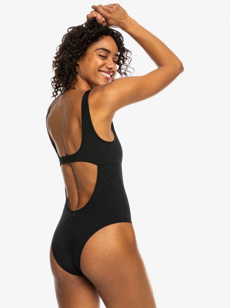 Roxy Pro The Double Line One-Piece Μαγιό | 0458HEOLB