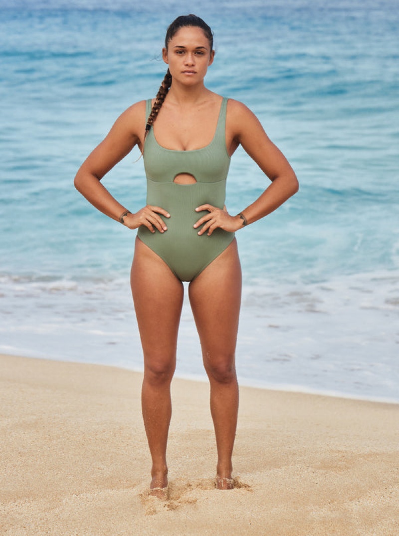 Roxy Pro The Double Line One-Piece Μαγιό | 5704YEZTL