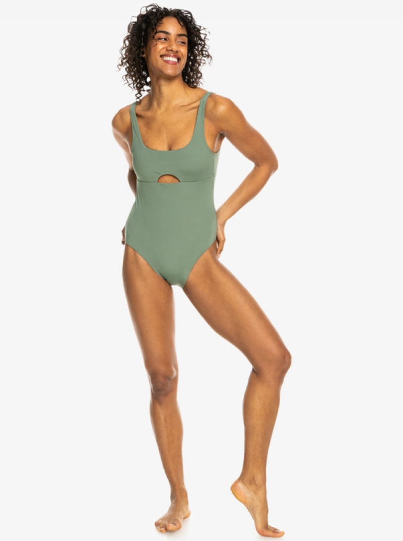 Roxy Pro The Double Line One-Piece Μαγιό | 5704YEZTL