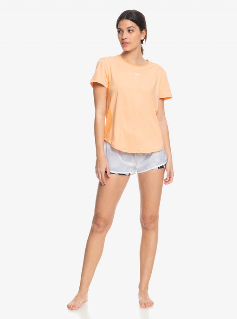 Roxy Pure Pursuit Mesh Tee Knit μπλουζακια | 2685UCWHA