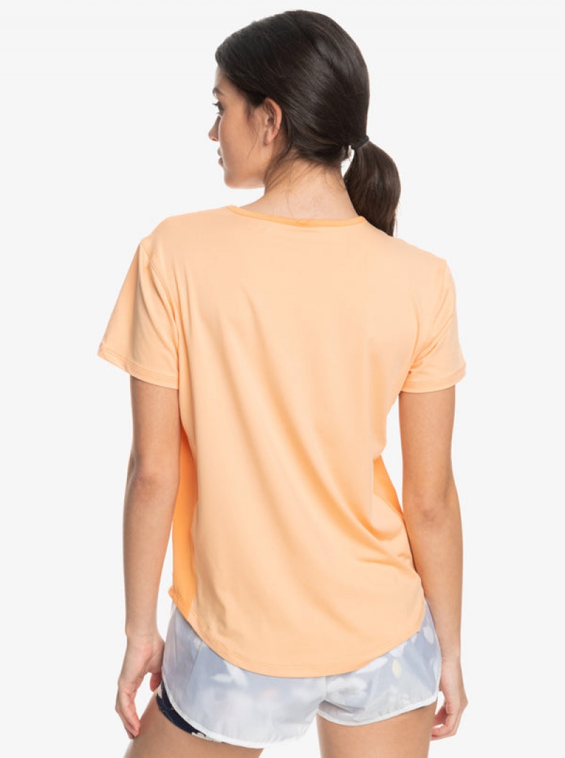 Roxy Pure Pursuit Mesh Tee Knit μπλουζακια | 2685UCWHA