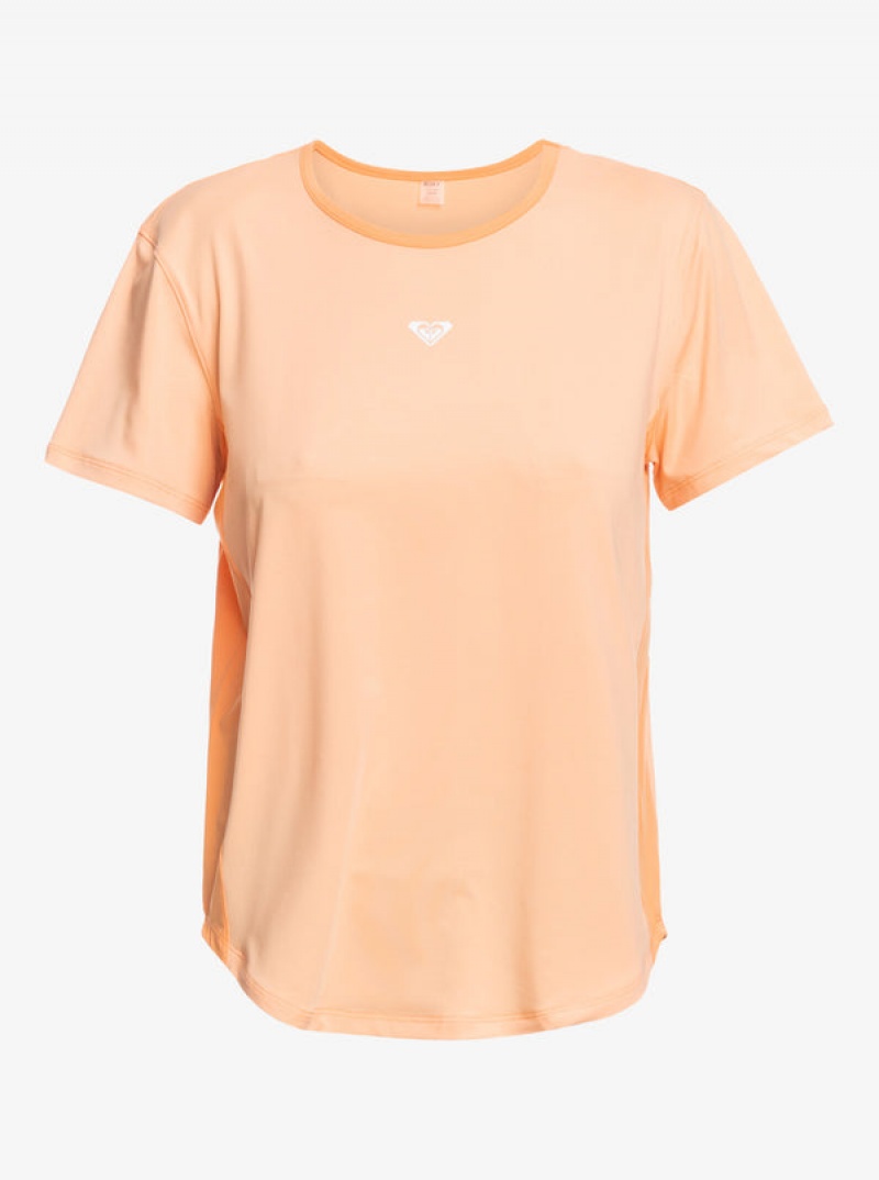 Roxy Pure Pursuit Mesh Tee Knit μπλουζακια | 2685UCWHA