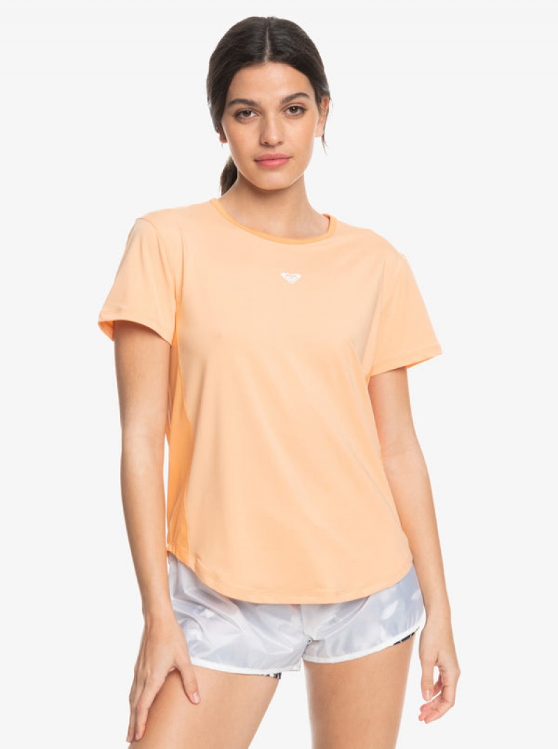 Roxy Pure Pursuit Mesh Tee Knit μπλουζακια | 2685UCWHA