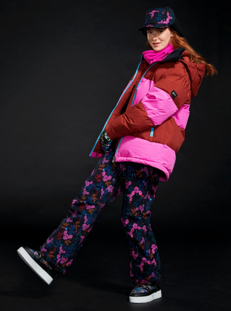 Roxy ROWLEY Block Puffer Technical μπουφαν Snowboard | 5948EDNSJ