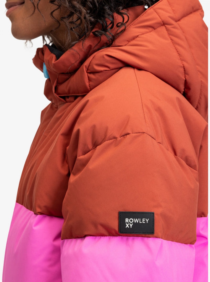 Roxy ROWLEY Block Puffer Technical μπουφαν Snowboard | 5948EDNSJ