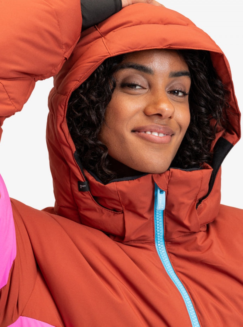 Roxy ROWLEY Block Puffer Technical μπουφαν Snowboard | 5948EDNSJ