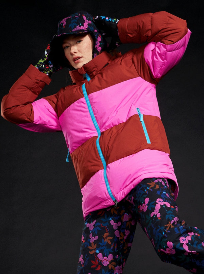 Roxy ROWLEY Block Puffer Technical μπουφαν Snowboard | 5948EDNSJ