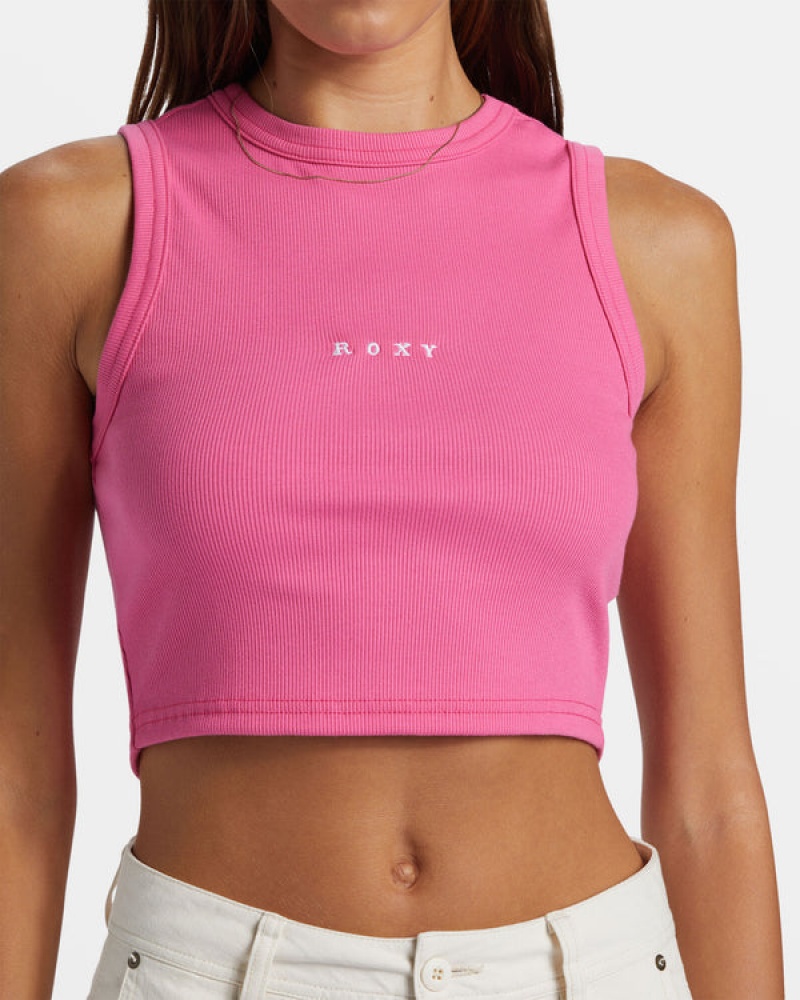 Roxy Roxify Fitted Πλευρωτός αμανικα μπλουζακια | 8243MEXHY