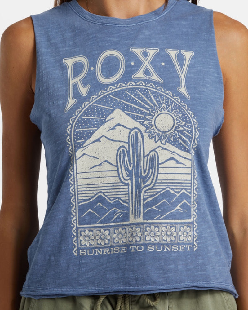 Roxy Saguaro Muscle αμανικα μπλουζακια | 0874YRMPB