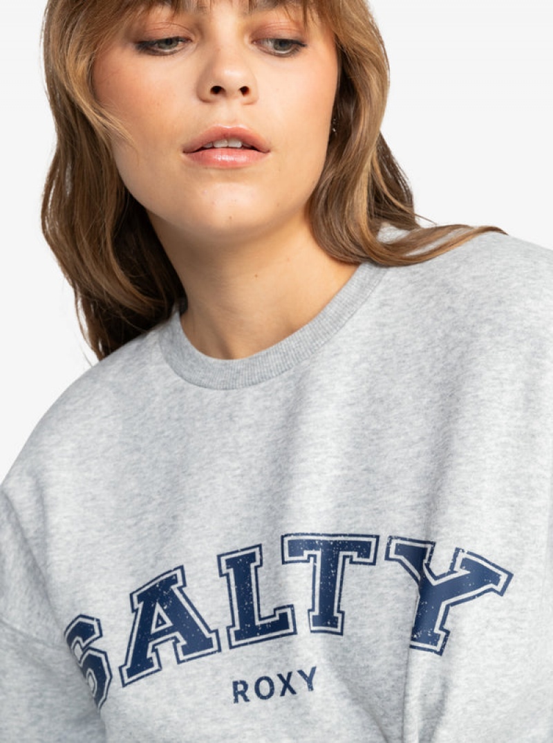 Roxy Salty Morning Hike Crew Neck Φουτερ με Κουκουλα | 4015UADOK