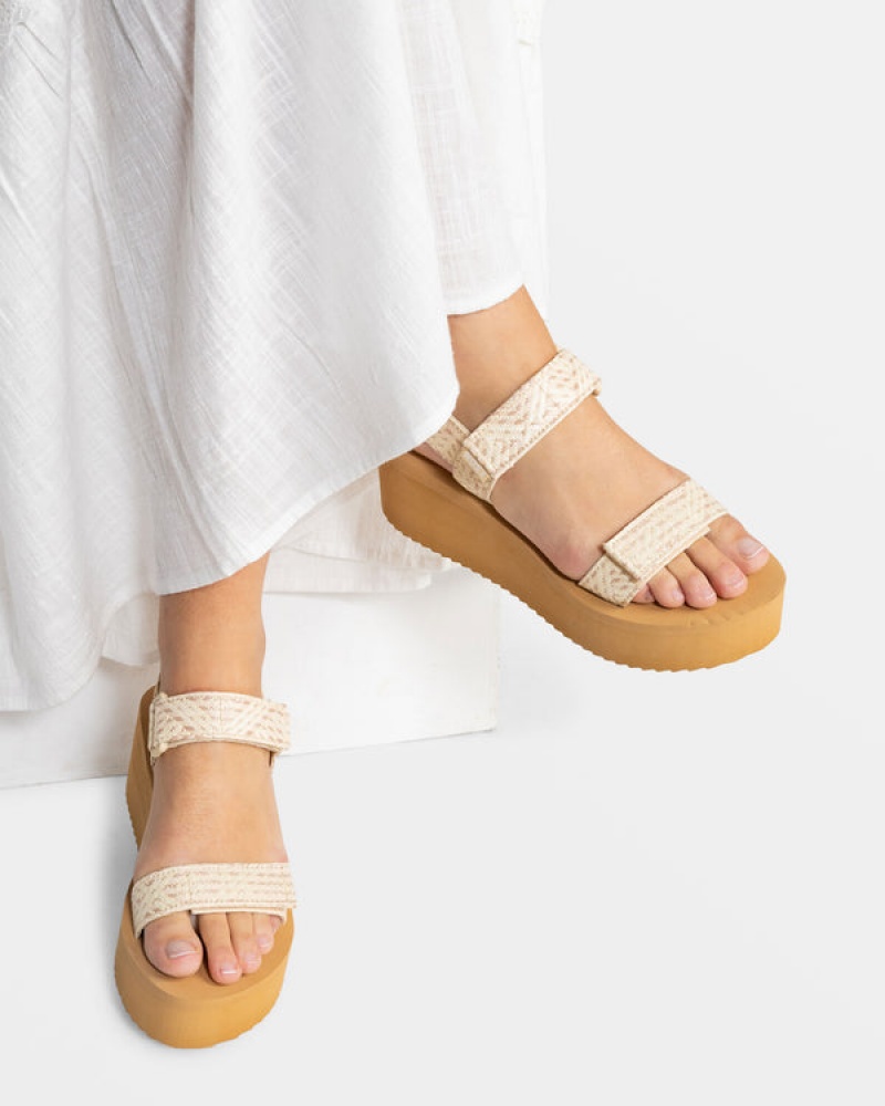 Roxy Salty Sun flatforms Σανδαλια | 6247ILDTJ