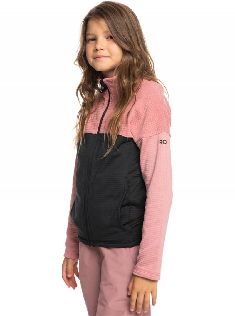 Roxy Sidley Technical Zip-Up Fleece μπουφαν Snowboard για κοριτσια | 8724ETUKH