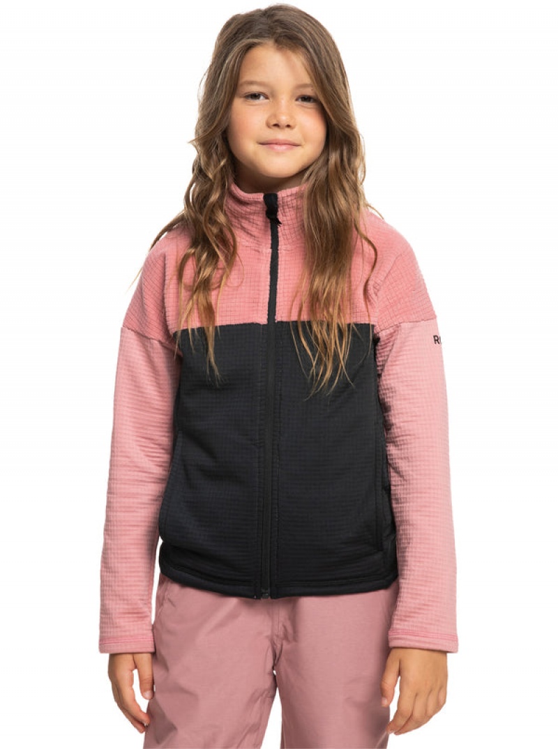 Roxy Sidley Technical Zip-Up Fleece μπουφαν Snowboard για κοριτσια | 8724ETUKH