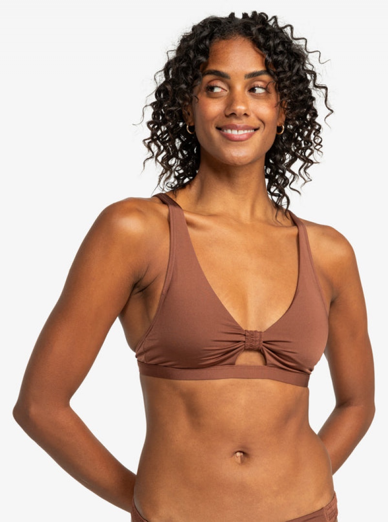 Roxy Silky Island Elongated Bra μπικίνι τοπ | 9861YZVCW