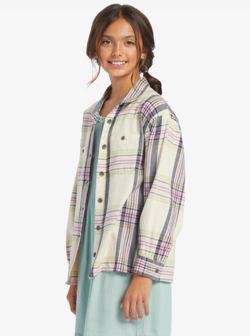 Roxy Something Beautiful Plaid Oversized Αριστος για κοριτσια | 9683UAXIO