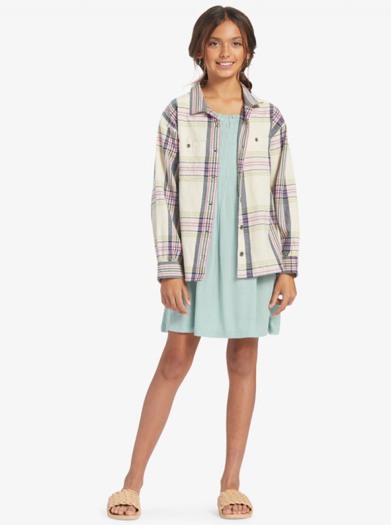 Roxy Something Beautiful Plaid Oversized Αριστος για κοριτσια | 9683UAXIO