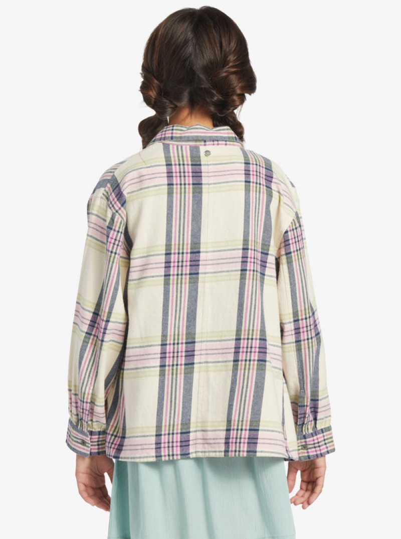 Roxy Something Beautiful Plaid Oversized Αριστος για κοριτσια | 9683UAXIO