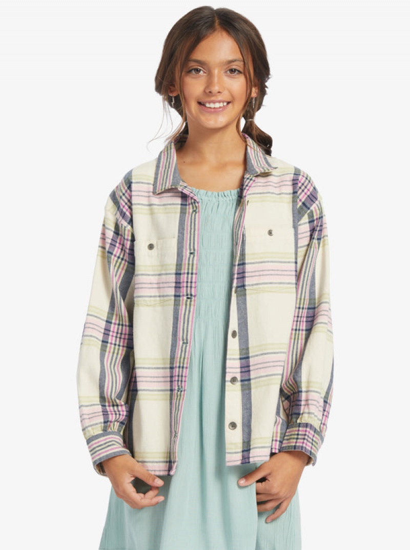 Roxy Something Beautiful Plaid Oversized Αριστος για κοριτσια | 9683UAXIO