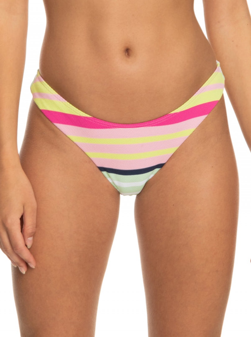 Roxy Stripe Soul Cheeky μπικίνι πάτο | 4579MRUXC