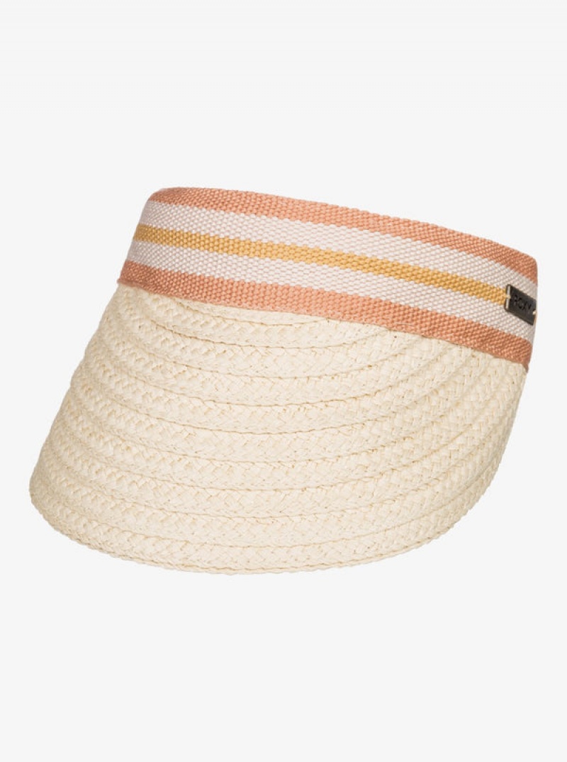 Roxy Sunny Morning Straw Visor καπελα | 1842VBCPE