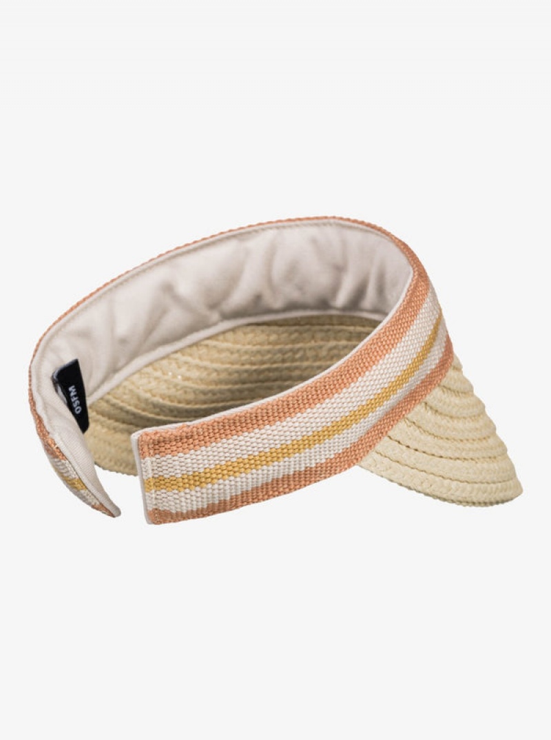 Roxy Sunny Morning Straw Visor καπελα | 1842VBCPE