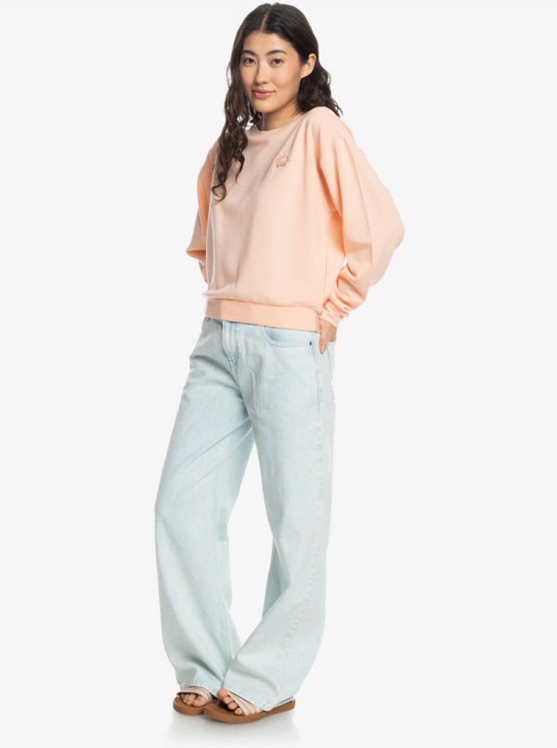 Roxy Surfing By Moonlight B Crew Neck Loungewear | 4736BYAKM