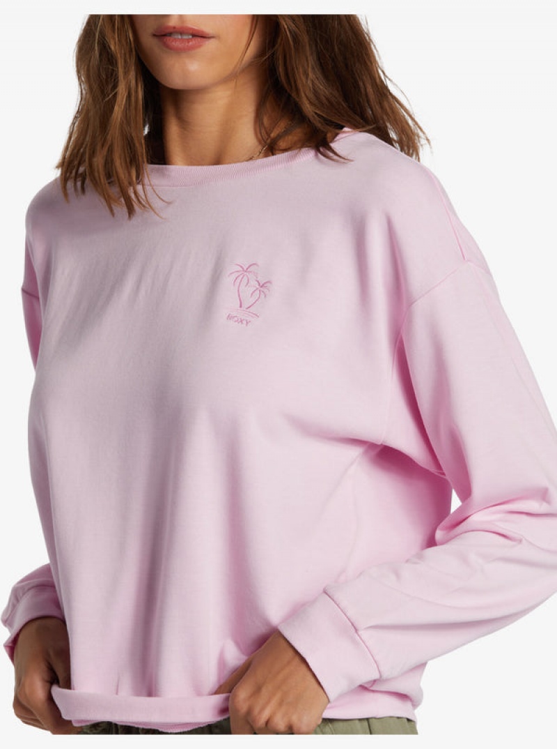 Roxy Surfing By Moonlight Crew Neck Loungewear | 9301TGAQJ