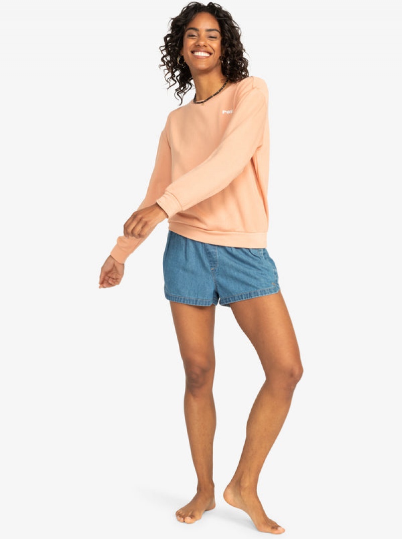 Roxy Surfing By Moonlight Crew Neck Loungewear | 2739RGHJI