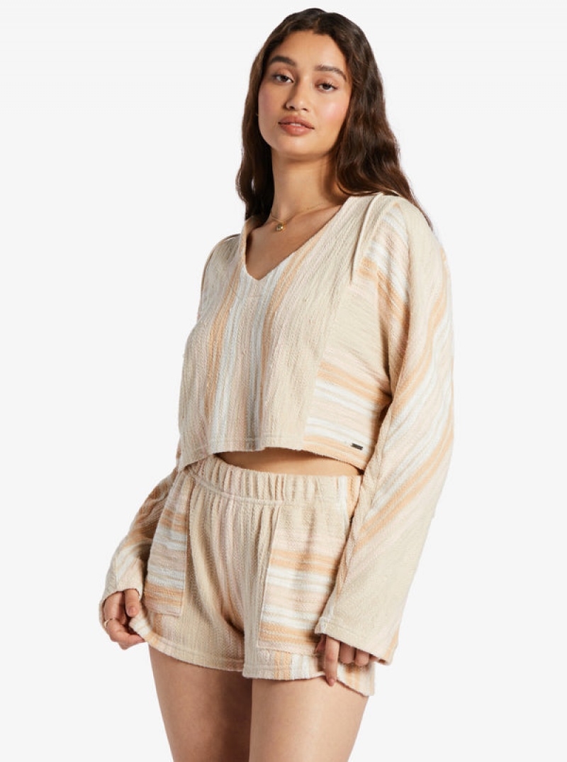 Roxy Todos Santos Poncho στυλ Loungewear | 8391HYUEK