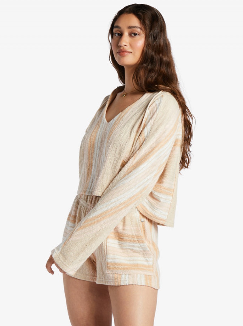 Roxy Todos Santos Poncho στυλ Loungewear | 8391HYUEK