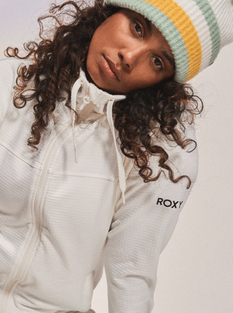 Roxy Vertere Technical Zip-Up Fleece Loungewear | 1873KHJTL