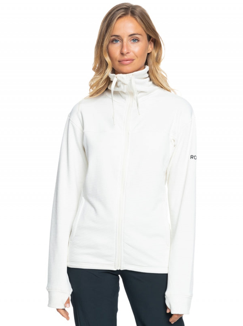 Roxy Vertere Technical Zip-Up Fleece Loungewear | 1873KHJTL