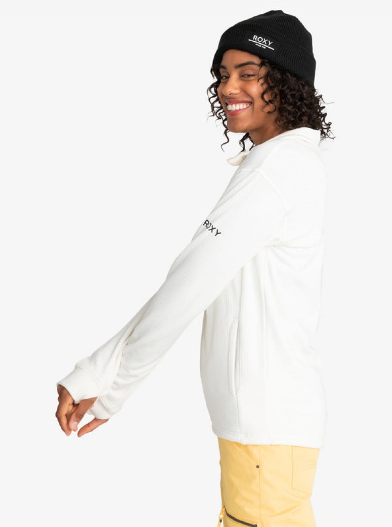 Roxy Vertere Technical Zip-Up Fleece Loungewear | 1873KHJTL