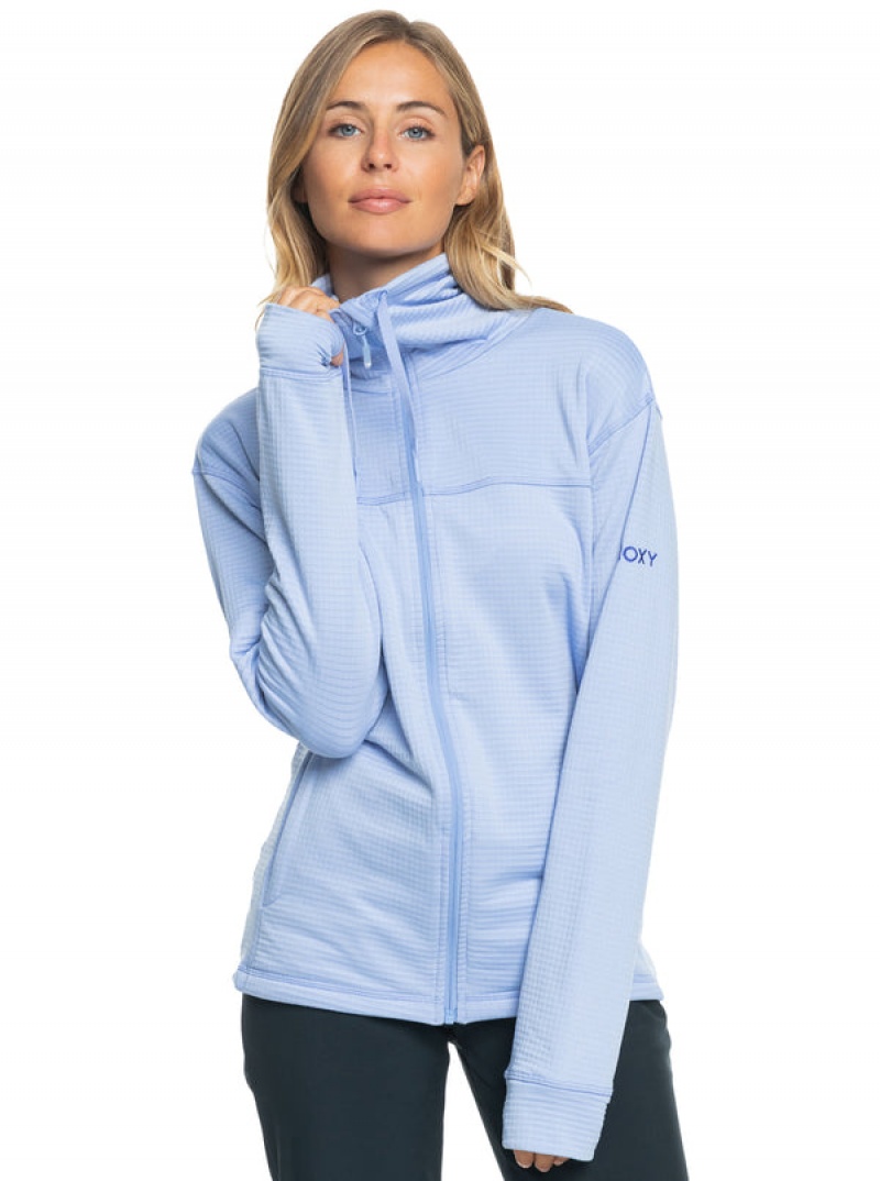 Roxy Vertere Technical Zip-Up Fleece Φουτερ με Κουκουλα | 9803JQRKG