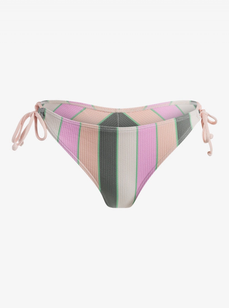 Roxy Vista Stripe Tie Side Cheeky μπικίνι πάτο | 8960NOAIC