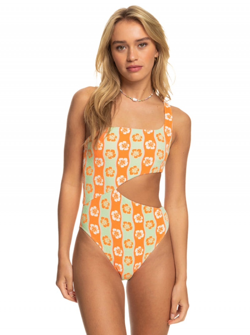 Roxy Wavy Babe One-Piece Μαγιό | 9728GUNHZ