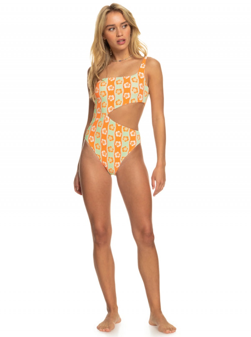 Roxy Wavy Babe One-Piece Μαγιό | 9728GUNHZ