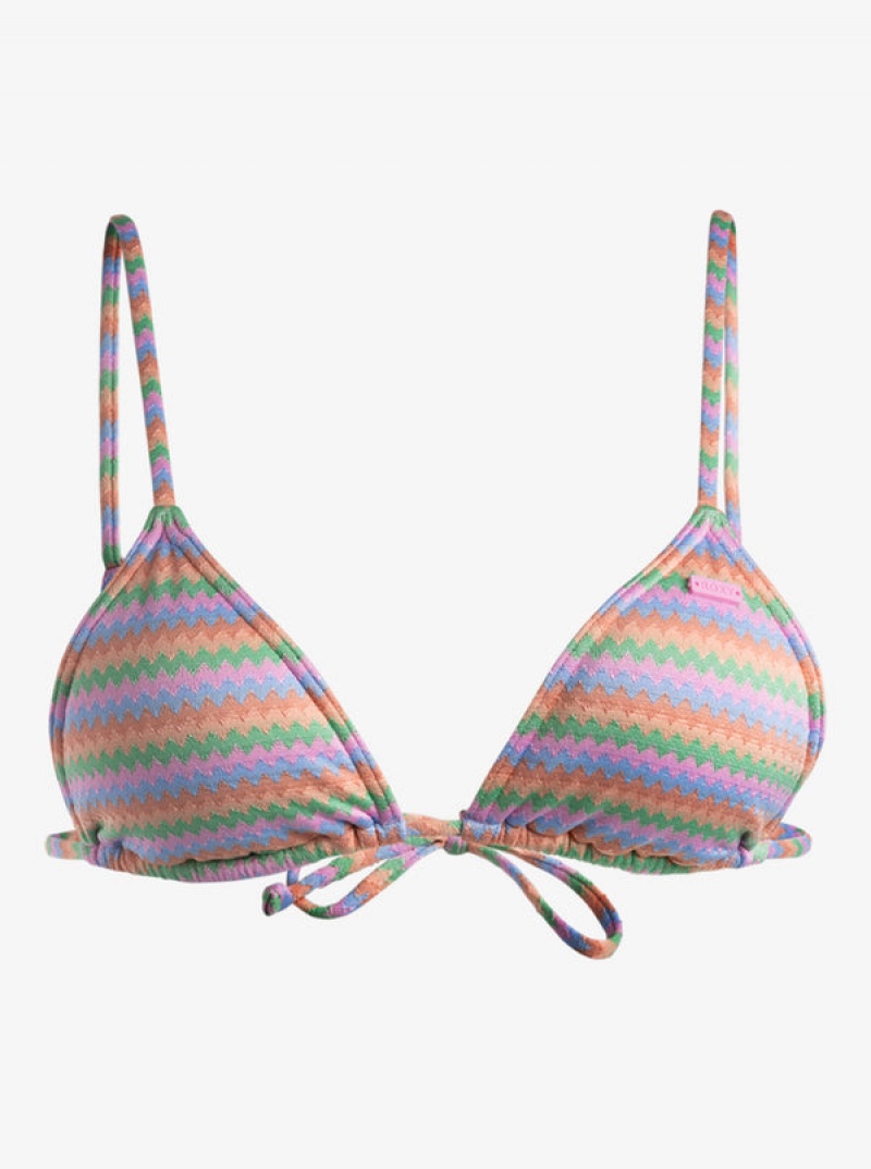 Roxy Wavy Stripe Mini Tiki Triangle μπικίνι τοπ | 7561CGZWF