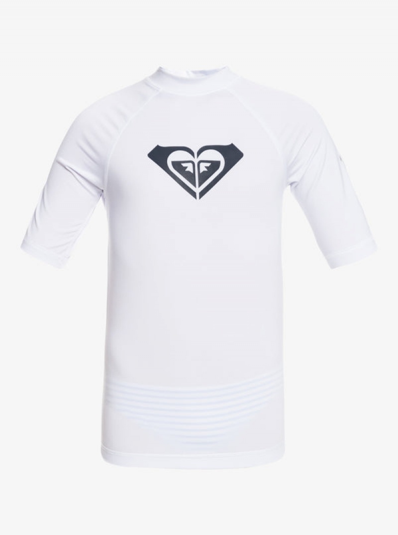 Roxy Wholehearted UPF 50 κοντο Sleeve Rashguard Μαγιο για κοριτσια | 8549SKORX