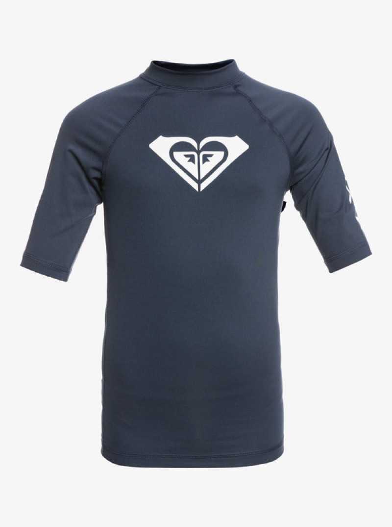 Roxy Wholehearted UPF 50 κοντο Sleeve Rashguard Μαγιο για κοριτσια | 5960UNVDF